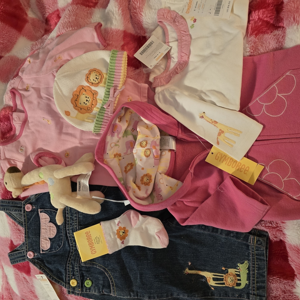 Gymboree Pink and White Kids Toy Set